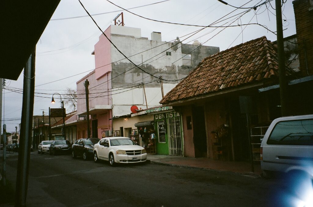 35mm film photo shot with a nikon zoom touch 470 of new laredo in Mexico