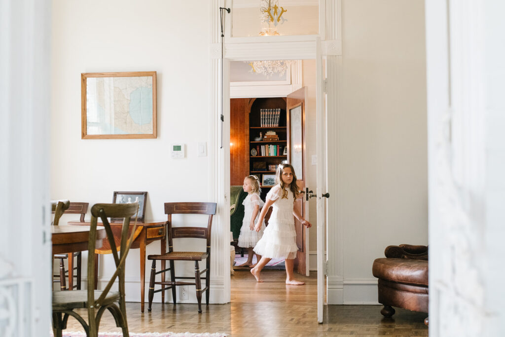 documentary style and candid wedding photograph at a austin texas venue, woodbine mansion. 