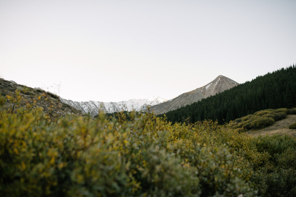 A candid and fun colorado fall engagment session in the rocky mountains