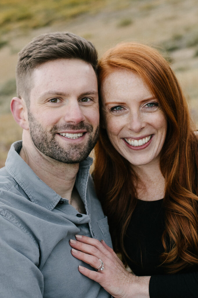 A candid and fun colorado fall engagment session in the rocky mountains