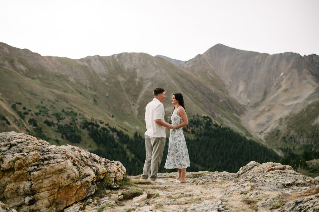 Colorado proposal photography in loveland pass
