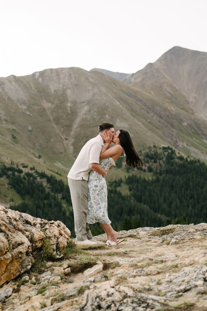 Colorado proposal photography in loveland pass
