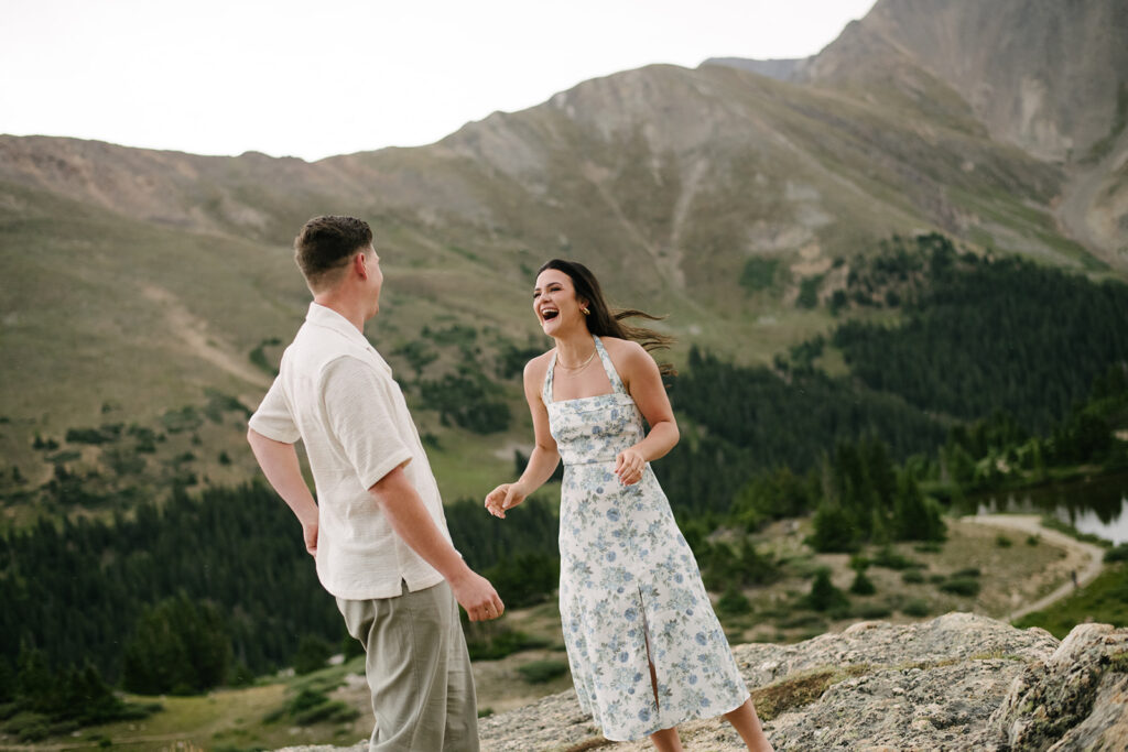 Colorado proposal photography in loveland pass
