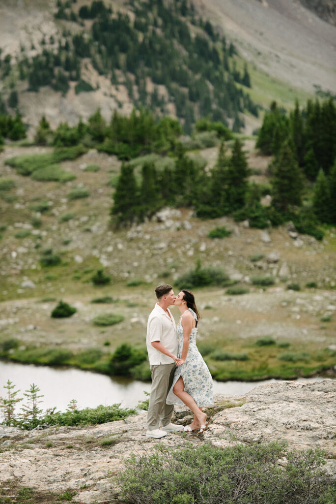 Colorado engagement photography in loveland pass
