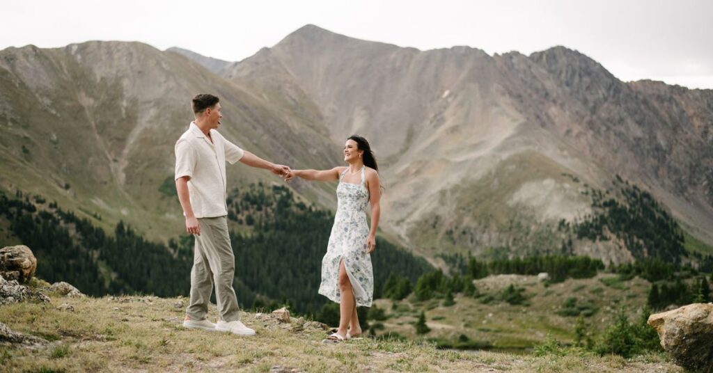 Colorado proposal photography in loveland pass
