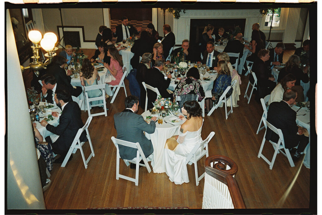 film wedding photography from a Denver wedding photographer at grant Humphreys Mansion venue