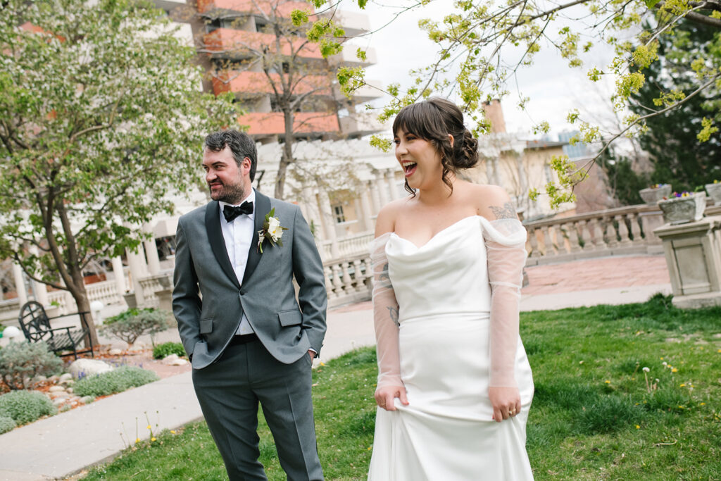 documentary style wedding photography at Grant Humphreys Mansion wedding 