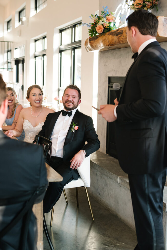 documentary and candid moments during mountain wedding in Idaho Springs wedding venue