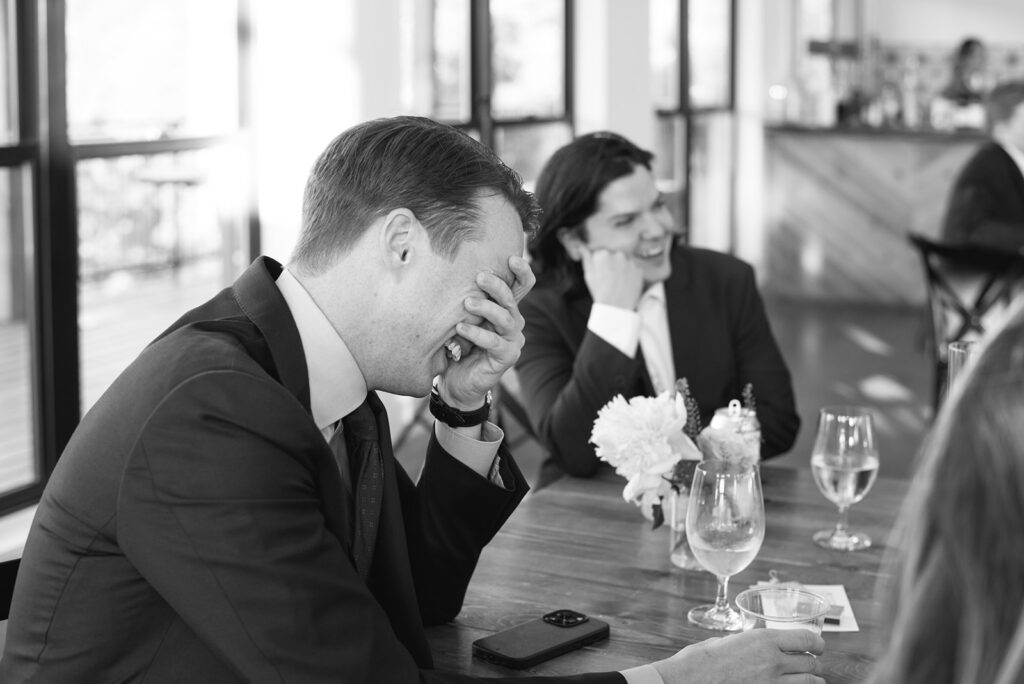 documentary and candid moments during mountain wedding in Idaho Springs wedding venue