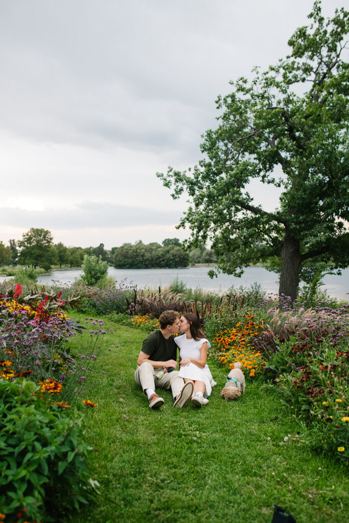 denver proposal photographer  capturing at Washington Park proposal