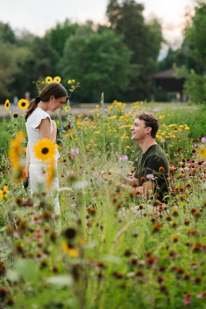 Washington Park Proposal in Denver, Colorado from a wedding photographer in denver