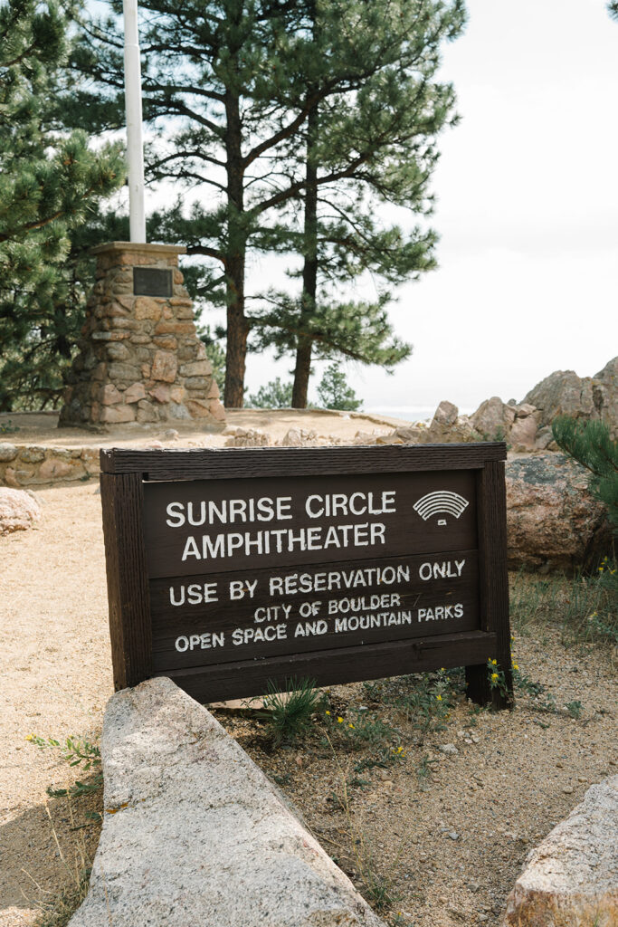 Sunrise Amphitheater wedding from a documentary wedding photographer in denver