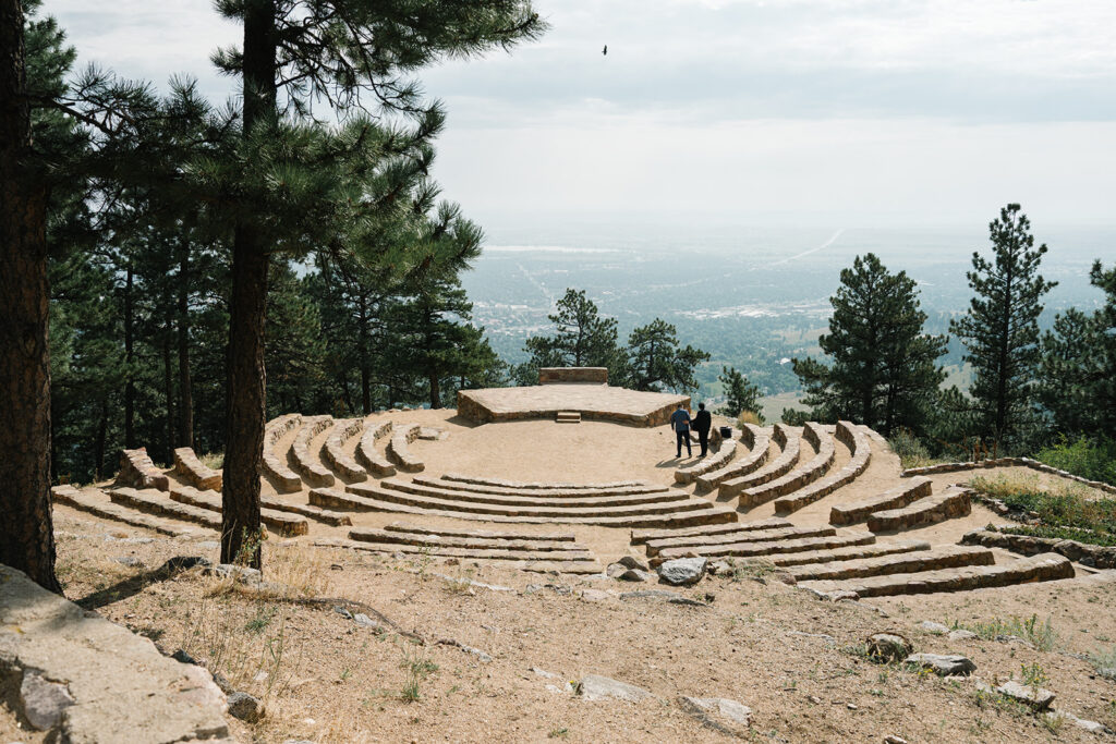 Sunrise Amphitheater wedding from a documentary wedding photographer in denver