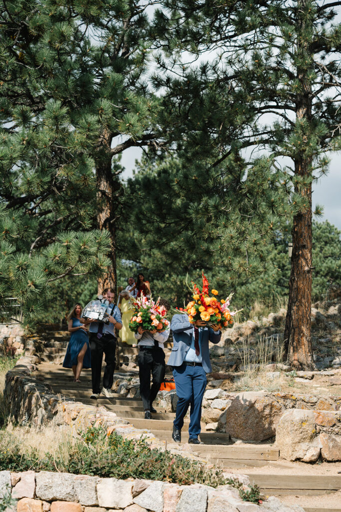 Sunrise Amphitheater wedding from a documentary wedding photographer in denver