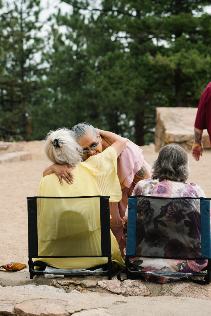 Sunrise Amphitheater elopement in Boulder Colorado 