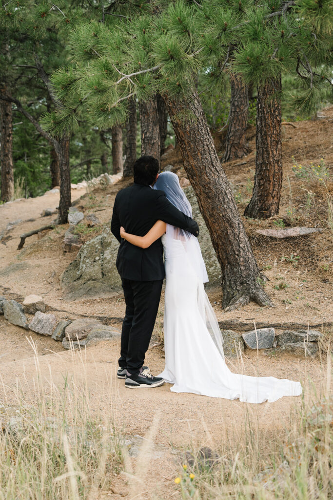 Boulder Colorado elopement from a documentary wedding photographer