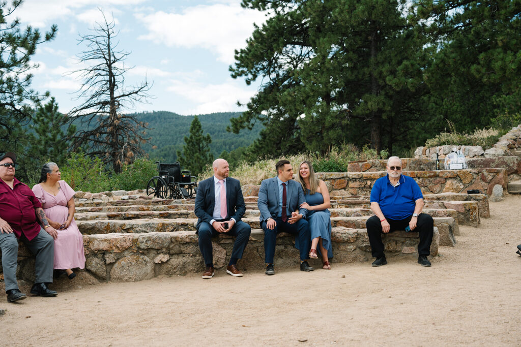 Sunrise Amphitheater Boulder elopement and wedding 