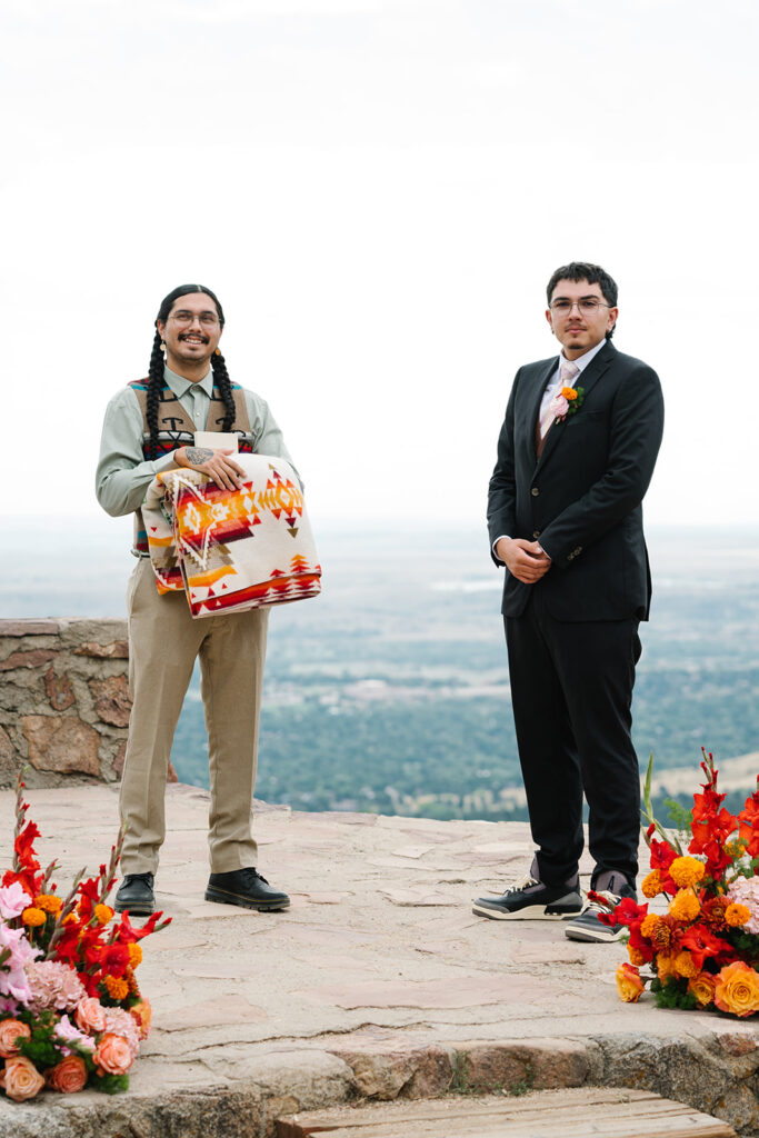 Sunrise Amphitheater Boulder elopement and wedding 
