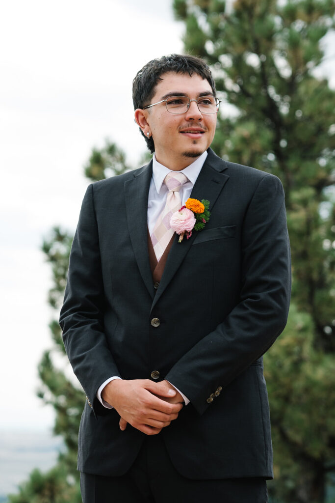 Sunrise Amphitheater Boulder elopement and wedding 