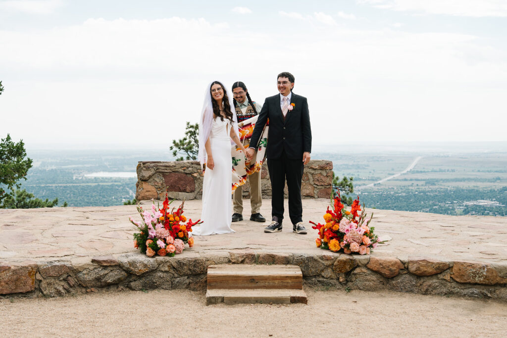Sunrise Amphitheater wedding and elopement in Boulder Colorado
