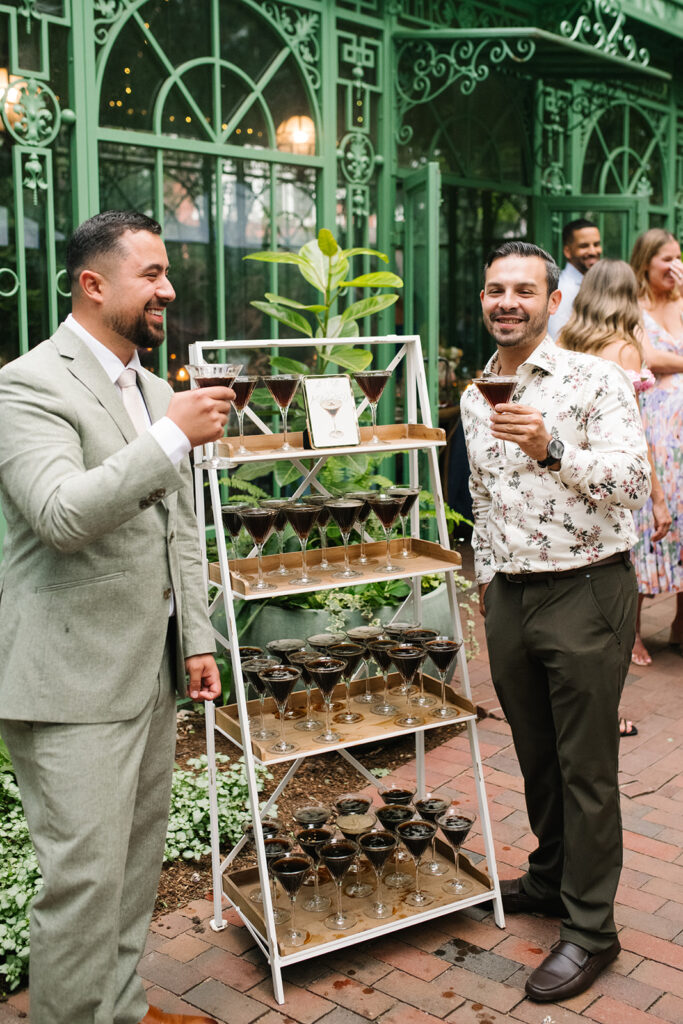 candid photographs outside of the Mosaic Solarium inside the botancial gardens in denver colorado
